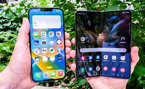 Image result for Galaxy Z-Fold 4 vs iPhone 15 Pro Max