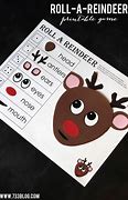Image result for Roll a Reindeer Dice Game Printable