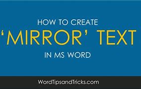 Image result for Mirror Image Text Clip Art
