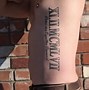 Image result for Roman Numeral Tattoo Stencil