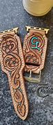 Image result for Tooled Leather Watch Bands