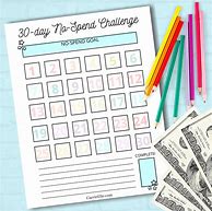 Image result for No Spending Month Challenge