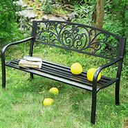 Image result for Cast Iron Benches for Outside