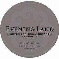 Image result for Evening Land Pinot Noir Anden Seven Springs