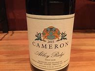 Image result for Cameron Pinot Noir Reserve Abbey Ridge
