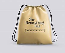 Image result for Drawstring Bag Mockup