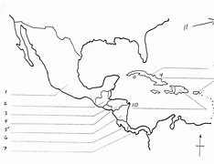 Image result for Central and South America Map Blank