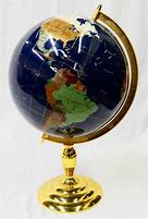 Image result for Globe with Stone Inlay