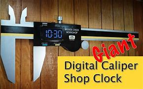 Image result for Digital Caliper Clock