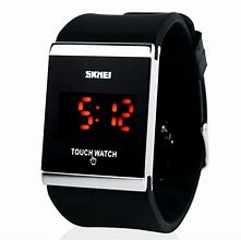 Image result for Digital Touchscreen LED Watch