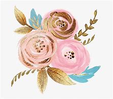 Image result for Rose Gold Watercolor Flowers