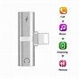 Image result for 2 in 1 Headphone Jack Adapter
