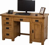 Image result for Oak Computer Desk