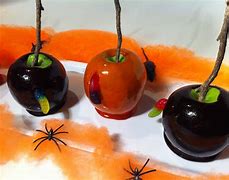 Image result for Halloween Apple Orange Candy