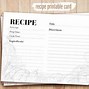 Image result for Recipe Cards 4X6