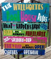 Image result for House Rules Sign