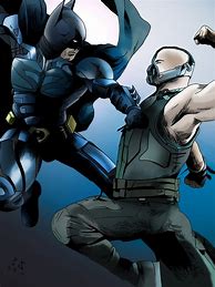Image result for DC Batman vs Bane