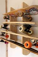Image result for Skateboard Rack Homemade