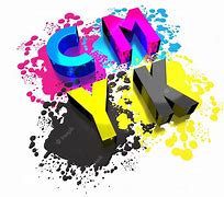 Image result for Cyan/Magenta Yellow Black Letter