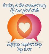 Image result for First Date Anniversary