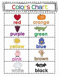 Image result for Color Review for Preschool