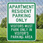 Image result for Apartment Parking Signs