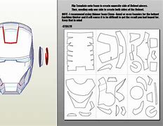 Image result for DIY Iron Man Helmet Template