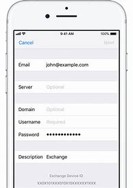 Image result for Setting Up Exchange Email On iPhone