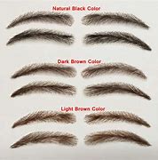 Image result for Human Hair Color Eyebrow
