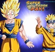 Image result for Super Saiyan Goku vs Naruto