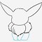 Image result for Fighting Eevee Black and White
