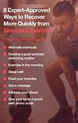 Image result for Body Recovery After Exercise