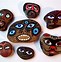 Image result for Funny Face Painted Rocks