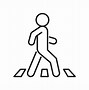 Image result for Pedestrian Icon