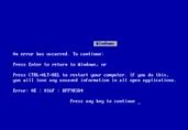 Image result for Old BlueScreen