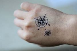 Image result for Compass Tattoo On Hand