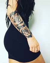 Image result for Rose Sleeve Tattoo Drawings