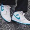 Image result for Blue and White Air Jordan 1 Mid Women