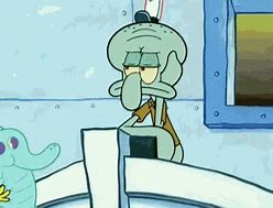Image result for Squidward Bored
