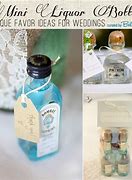 Image result for Mini Liquor Bottles Wedding Favors