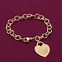 Image result for Gold Heart Charm Bracelet