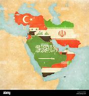 Image result for Map of Middle East and Asia