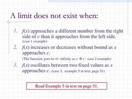 Image result for How to Know If a Limit Does Not Exist