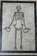 Image result for Pompeii Skeleton Mosaic