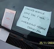 Image result for Funny Parking Tickets