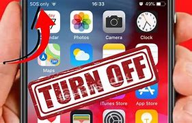 Image result for How to Turn Off SOS Only On iPhone