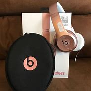 Image result for Beats Rose Gold Earbuds