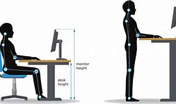 Image result for Standard Desk Height Inches