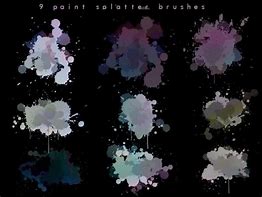 Image result for Paint brush Splatter