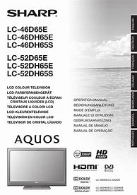 Image result for Sharp AQUOS 65 Inch TV Manual